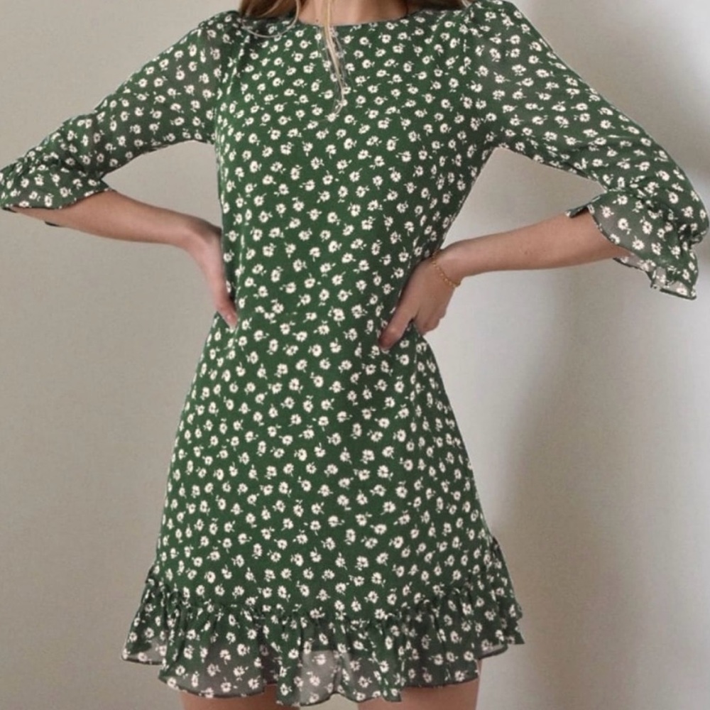 Reformation - Green Doutzen Dress, Size 10